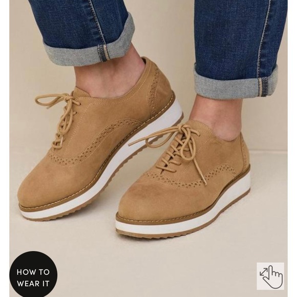 torrid Shoes - Torrid‎ lace up sport bottom Oxford